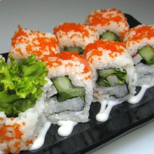 Tuna Mayo Roll menu Utori Sushi, Sarimanah