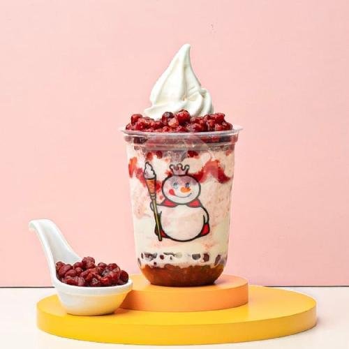 Strawberry Mi-shake menu Mixue Karanglo, Tunjungtirto Singosari