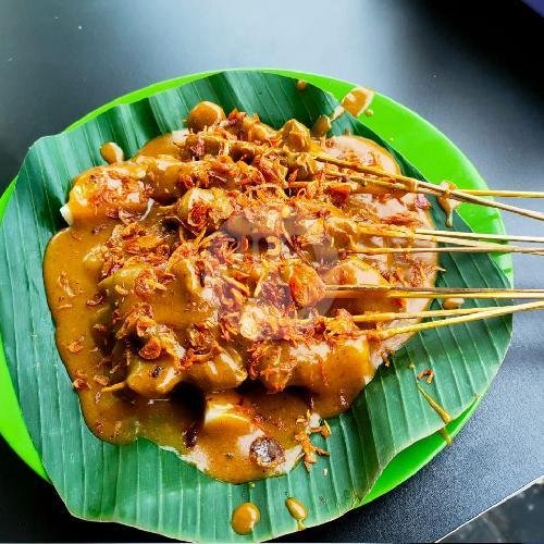 Sate Sapi(Lidah)+ketupat menu Sate Padang Rang Agam