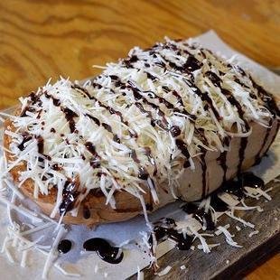 Roti Bakar Master Doger Isi Coklat Keju+Susu Coklat menu Master Doger Rajanya Es Doger, Ciputat