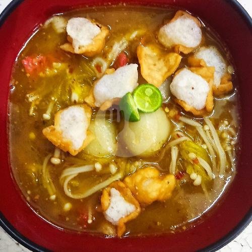 Seblak Kwetiaw Special Syomay + Cuangki Tahu menu Kusuka Seblak, Dimsum Arasi, Sarimanah