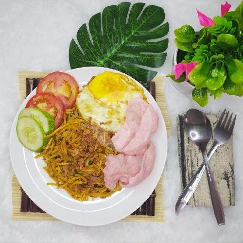 Mie Goreng Telur + Daging menu Soto Padang Bundo Denai, Bintara
