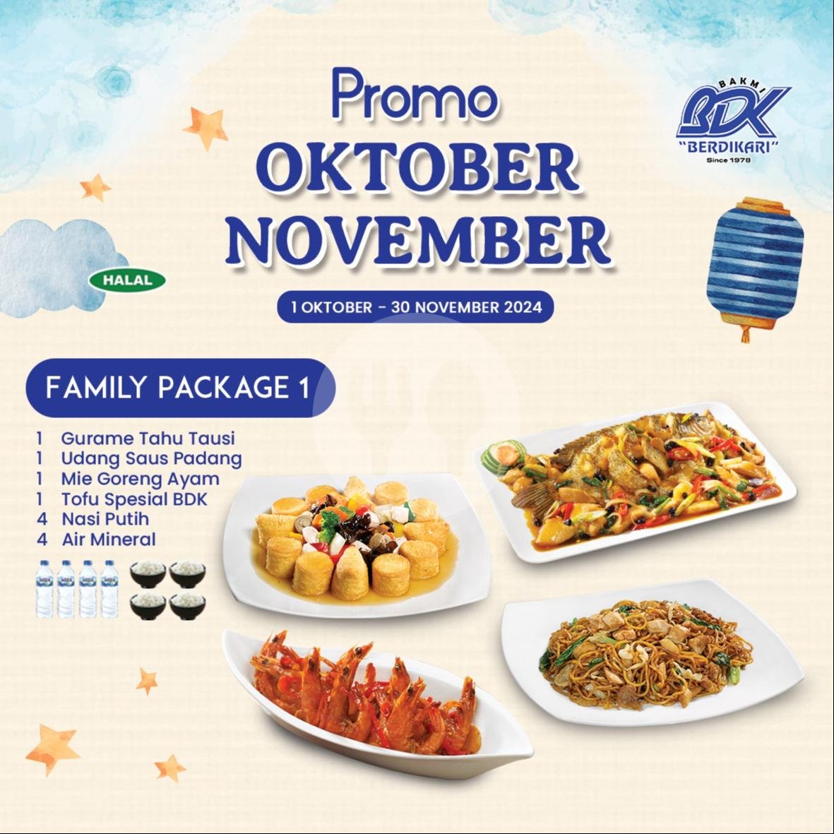 Family Package 2 menu Bakmi Berdikari 1, Tebet Timur Dalam Raya
