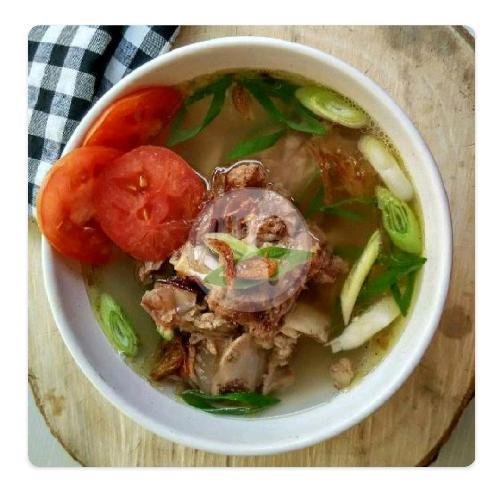 Nasi Putih menu Mbah Gembil Spesial Ayam Srundeng, Brebes