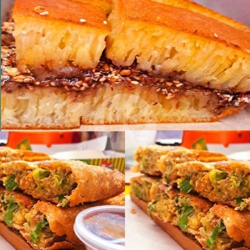 Kacang Coklat Susu + Telor Spesial + Telor Spesial menu  Martabak SR Gold, Cipacing