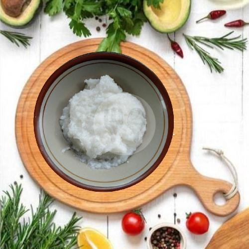 Sate Usus menu Bubur Ayam Berhias, Buaran Raya