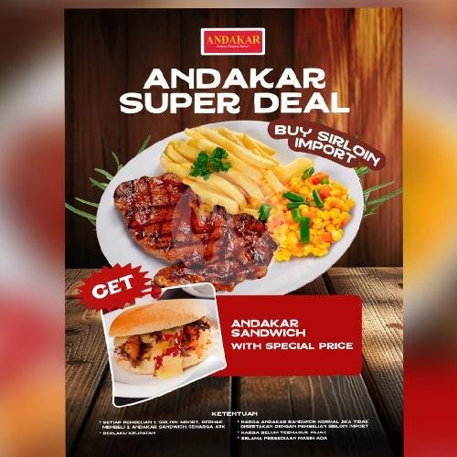 Iga Bar-bar menu Andakar Steak, Radio Dalam