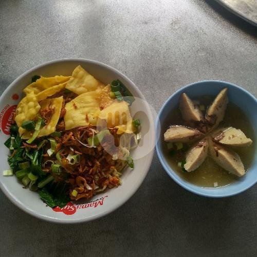 Mie Ayam Polos menu Mie Ayam Bakso Pak Man, Mampang Prapatan