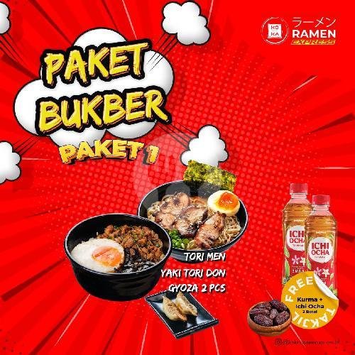 BUKBER 2 menu Koka Ramen Express - Binus Syahdan