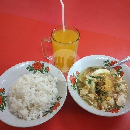 Nasi Putih menu Soto Ayam Syam, Kurdi