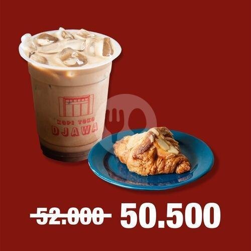 Lebih Hemat! Es Kopi Awan + Donat Coklat menu Kopi Toko Djawa, Menteng