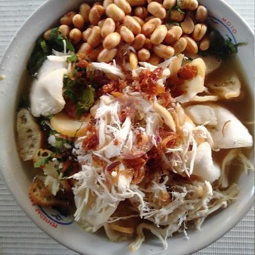 Bubur Putih +Kuah+krupuk menu Bubur Ayam Aisyah Doa Ibu, Kasihan