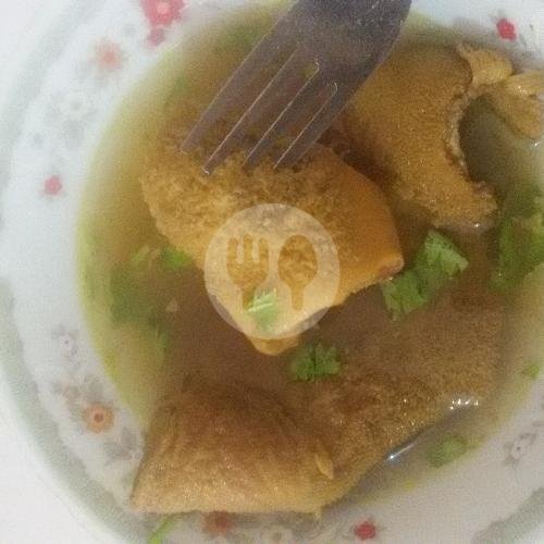 Soto Jeroan Sapi menu Soto Kepala Sapi Wak Kayin, Semolowaru
