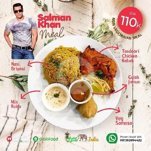 Meal Priyanka Chopra menu Little India Restaurant, Indian Food Mega Kuningan