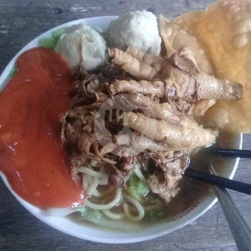 Mie Ayam Pangsit menu Bakso Urat & Mie Ayam Wongsolo, Cisaranten Kulon
