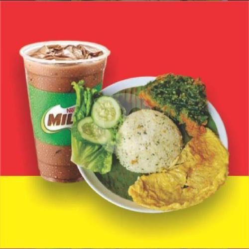 Nas Ayam Geprek + Free Milo menu Ayam Geprek Sambel Ijo, Ngaglik