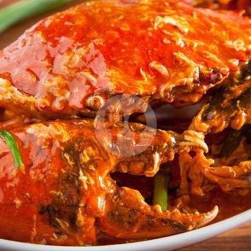 Kepiting Goreng Asam Manis menu Rodjo Segoro Seafood, Bandung Kulon