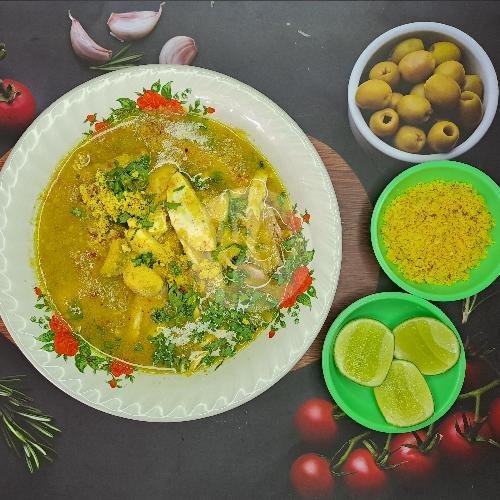 Soto Ayam Mix Ati menu Soto Ayam Lamongan Sutomo Cak Met, Sutomo