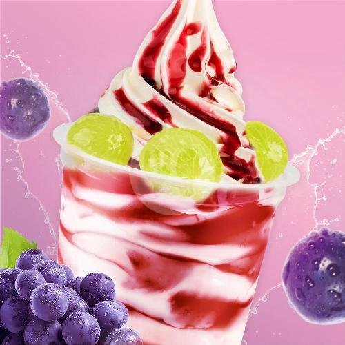 Grape Sundae menu Mixue Cilimus, Kec. Cilimus, Kab. Kuningan