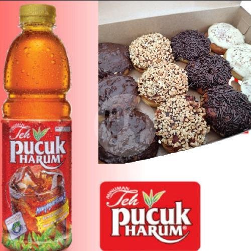 Paket TEMAN - Donat Combo 12 X Teh Pucuk Harum 360ml menu Little Donat, Kemayoran