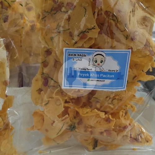 Peyek Khas Pacitan(Kacang Ijo) menu Sabar Subur Molen & Onde Mini, Pulo Gadung