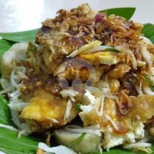 Tahu Gimbal menu Pecel Uleg & Es Campur Mbak Mah, Gajahmungkur
