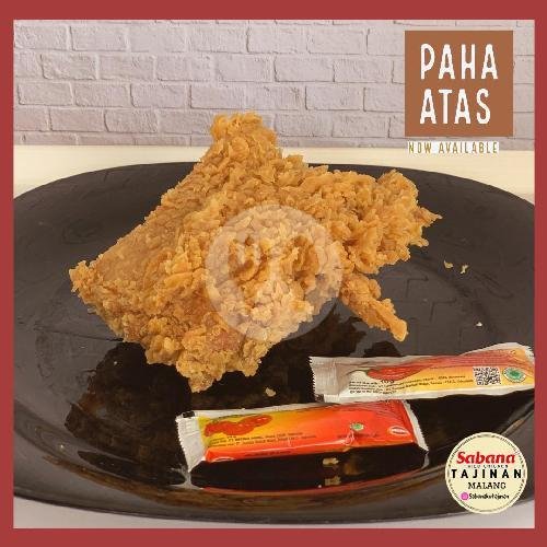 Dada menu Sabana Tajinan