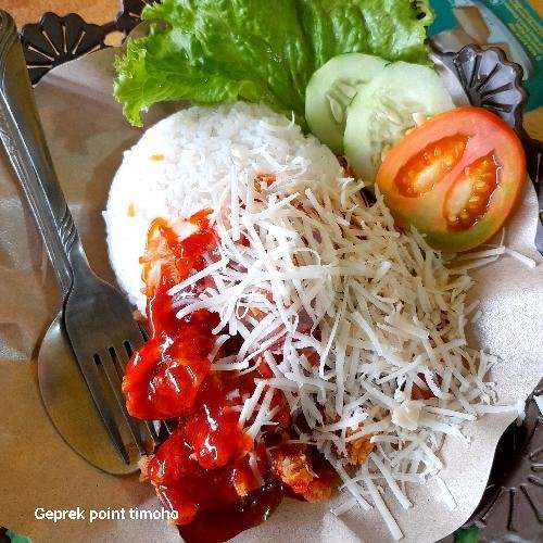 Ayam Geprek Saos Telur Asin menu Geprek Point, Timoho