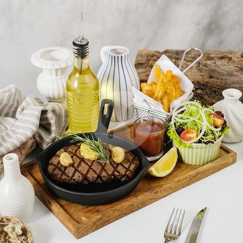Rib Eye Wagyu MB 4+ 250gr menu Justus Steak House, Cihampelas Walk