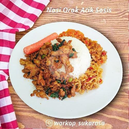 Nasi Omlet menu Warkop Nasi Suka Rasa, Dipatiukur