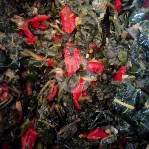 Nasi Telur Dadar Jamur Plus Es Teh menu Dapur Bunda, Kartasura