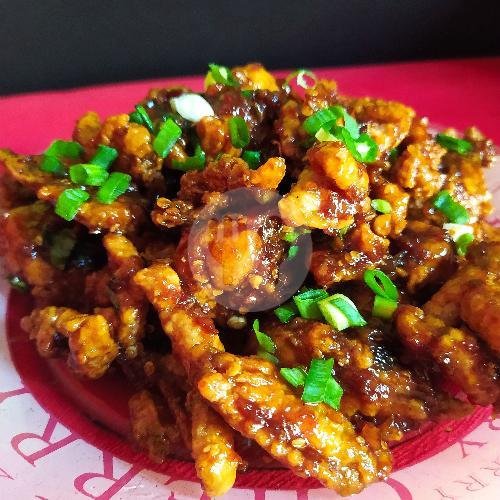 Ayam Lada Hitam menu Abo Chinese Food, Kartasura