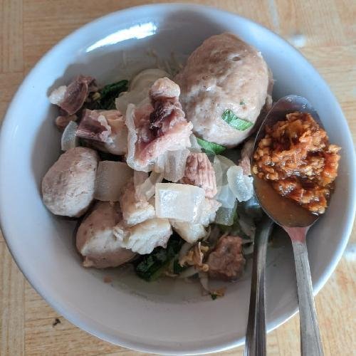 Bakso Cincang Thetelan menu Bakso Mas Sons, Permata Cimahi