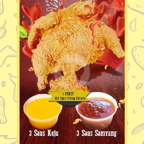 Paket Mabar Hot Spicy Flying Chicken menu Hisana Fried Chicken, Gunung Pangilun
