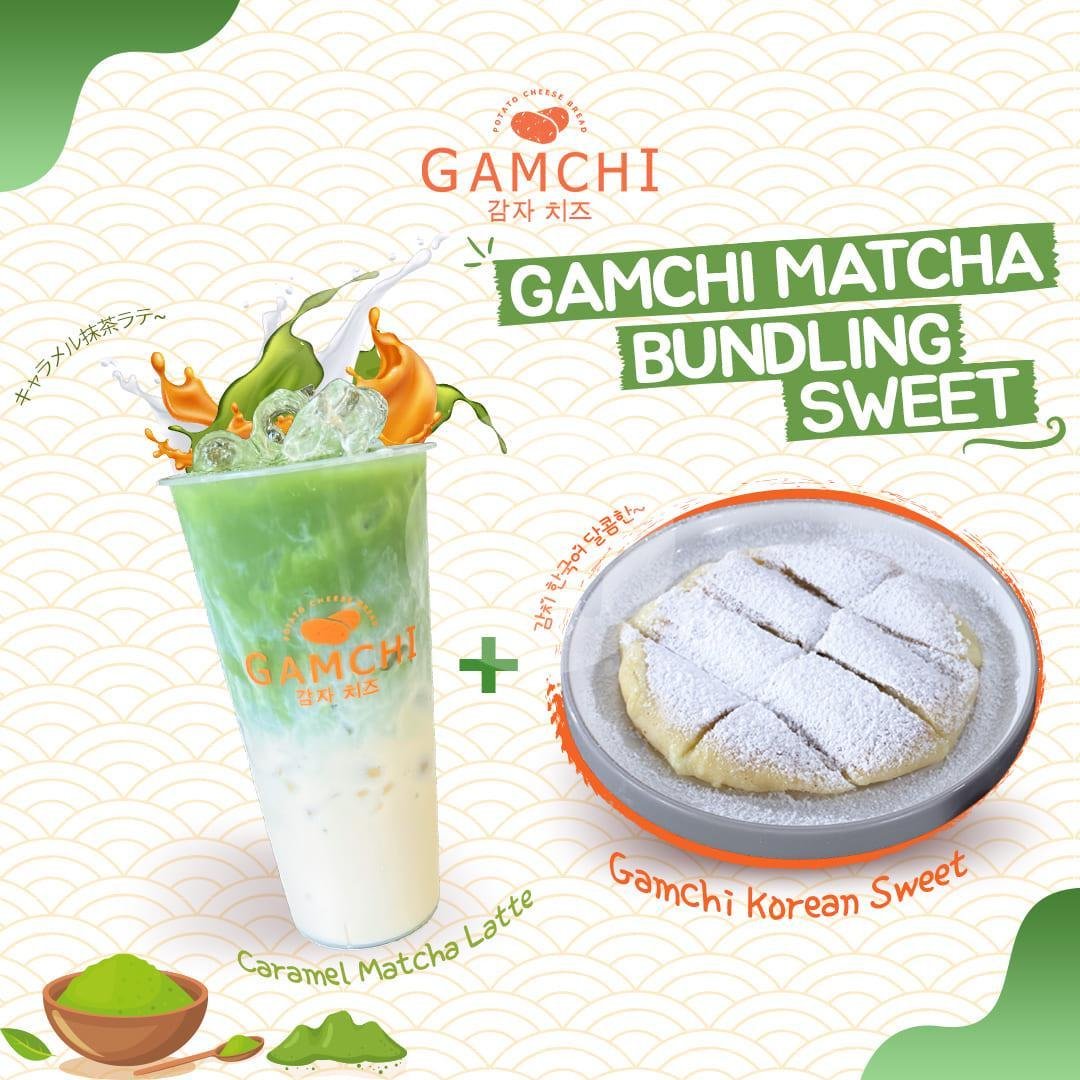 Gamchi Bundling Matcha (Savory) menu Gamchi Korean Potato Chesee Bread, Mall Ciputra Semarang