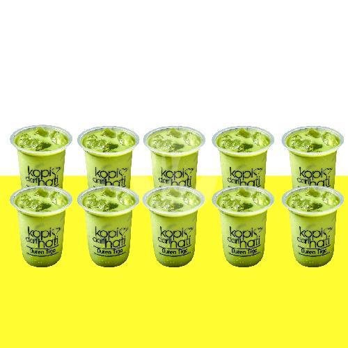 Promo 10 Esteh Original Medium menu Kopi Dari Hati, Duren Tiga