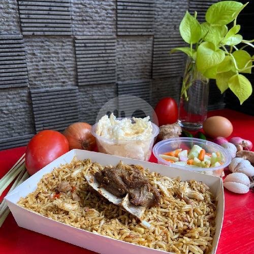 1 Porsi Nasi Kebuli Basmati + Ayam menu Laskar Kebuli, Jatiasih