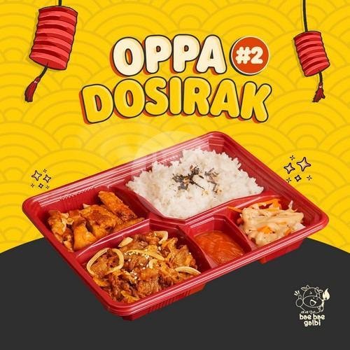 Oppa Dosirak #2 menu Bae Bae Galbi, Tenggilis Mejoyo