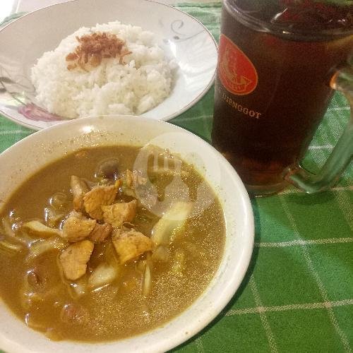 Tongseng Sapi+nasi+es Jeruk menu Warung Tongseng Solo Mas Trisno, Tongseng Mas Trisno