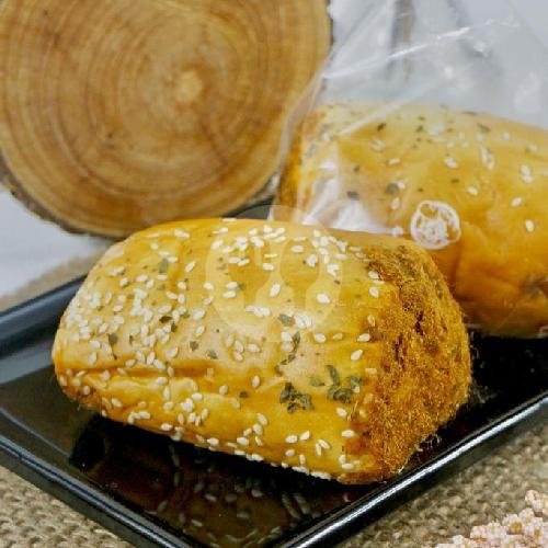 Roti Roll Abon / Roll Beef Floss menu Satria Roti, Buduran