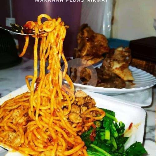 Bakso Mercon menu Bakso Bringas, Candirenggo