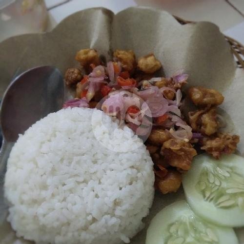 Nasi Ayam Telur Asin (Salted Egg) menu Depot Mahkota, Gubeng