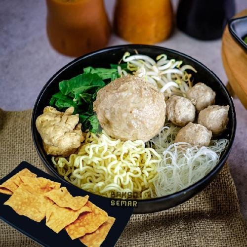 Yamin Bakso + Pangsit menu Bakso Semar, Melong