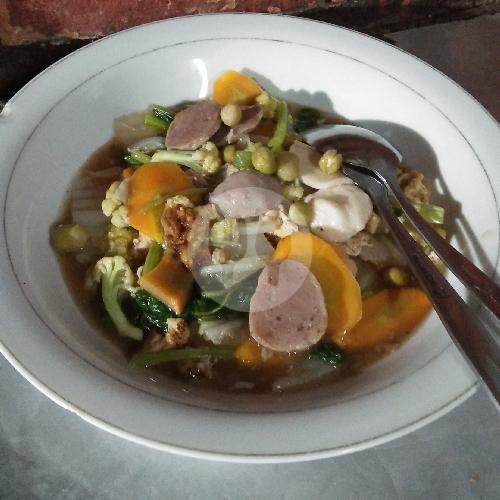 Dadar Ayam Asam Manis/Fuyunghai menu Warung Lhom Ngelakh, Banyuwangi