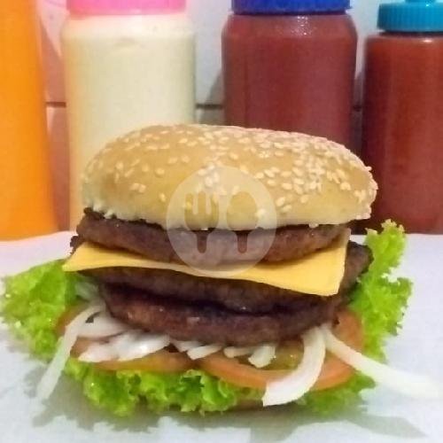 Chese Burger Triple Gembul. menu Burger Gembul, Ciputat
