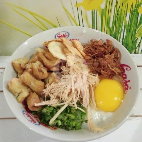 Kerupuk Kaleng menu Bubur Ayam Special 77, Palmerah