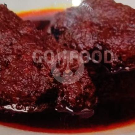 Nasi  Rendang menu Nasi Padang Fajar Minang, Wonorejo
