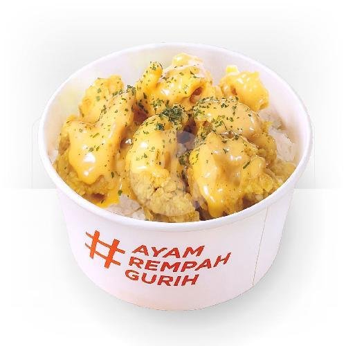 Chicken Pop Blackpepper + Telur Mata Sapi + Free Ice Tea Large menu Chicken Troops, Penanggungan