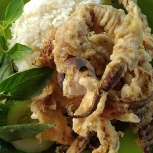 Udang Krispi + Nasi menu Lalapan Cak Pri Spesial Belut Goreng & Tahu Telor, Lowokwaru