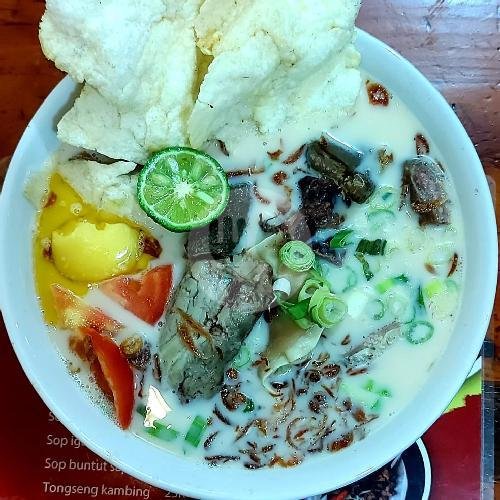 Sop Iga Sapi menu Sop Kaki Kambing Ampera 18, Cilandak